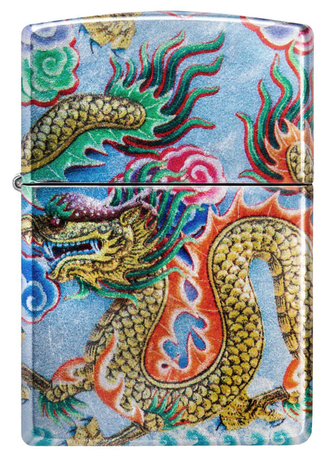 Zippo Lighter - Colorful Dragon