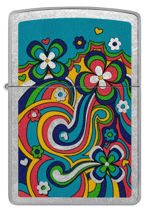 Zippo Lighter - Funky Flower Power