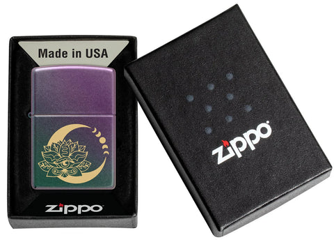 Zippo Lighter - Lotus Moon