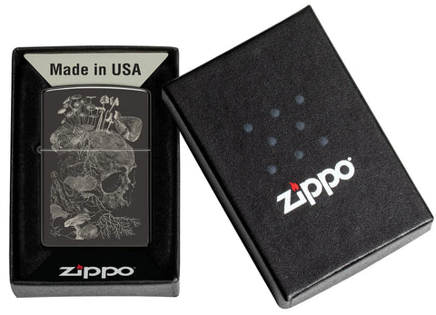 Zippo Lighter - Skull Mushroom