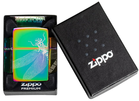 Zippo Lighter - Multi Color Dragonfly