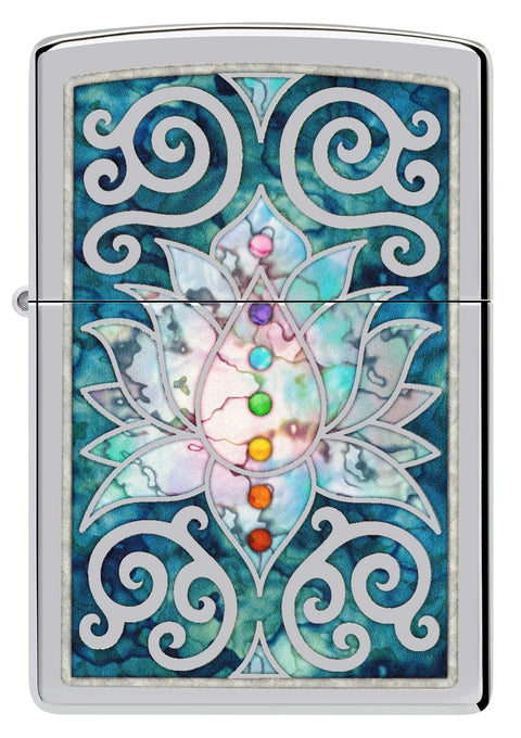 Zippo Lighter - Lotus Flower