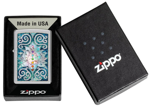 Zippo Lighter - Lotus Flower