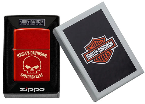 Zippo Lighter - Harley Davidson Willie G Skull