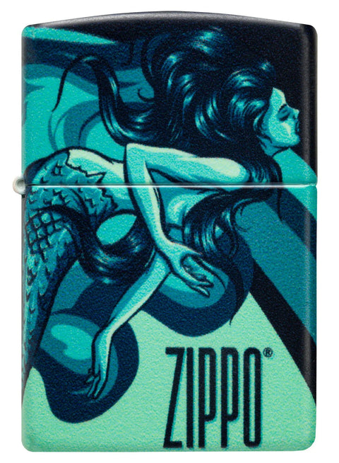 Zippo Lighter - Mermaid Commands Sea