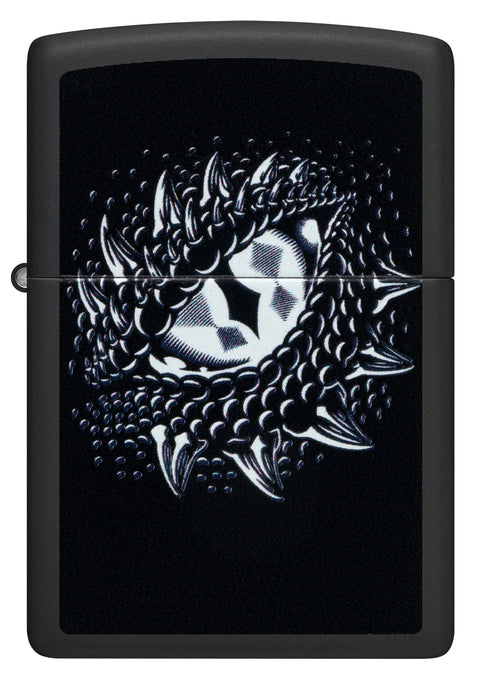 Zippo Lighter - Black Light Dragon Eye