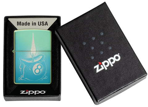 Zippo Lighter - Eight Ball Tattoo