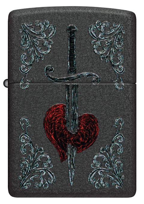 Zippo Lighter - Heart Dagger Tattoo