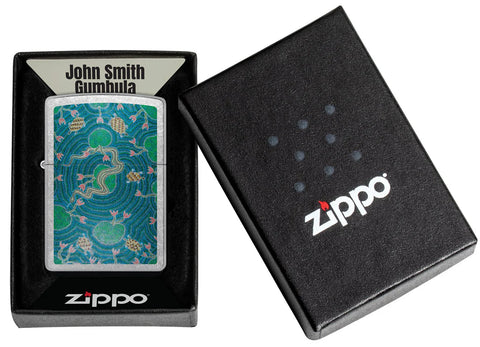 Zippo Lighter - John Smith Gumbula Lily Pads