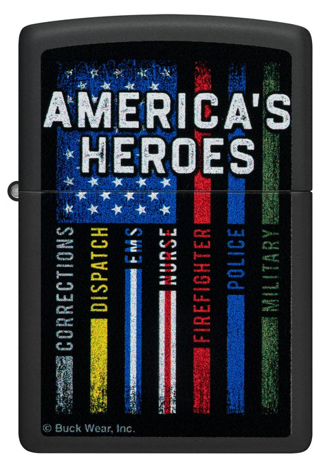 Zippo Lighter - Buck Wear American Heroes