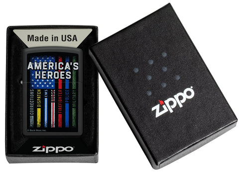 Zippo Lighter - Buck Wear American Heroes