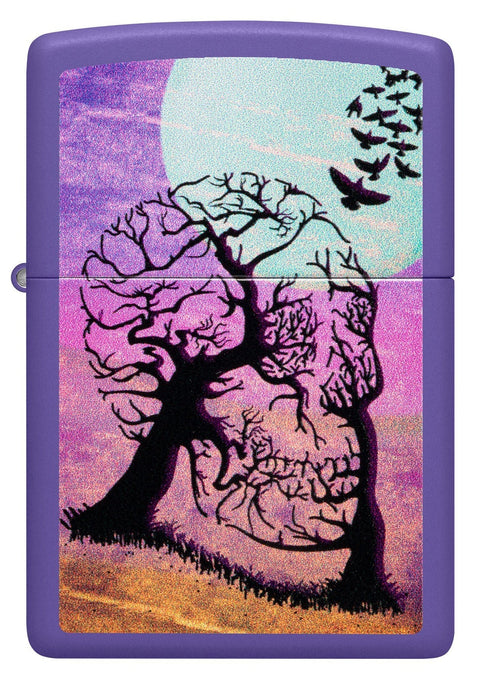 Zippo Lighter - Skull Tree w/ Birds