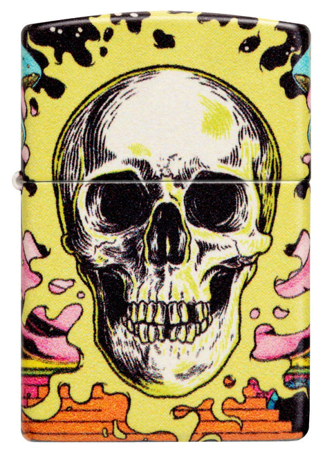 Zippo Lighter - Trippy Skull