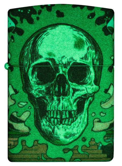 Zippo Lighter - Trippy Skull