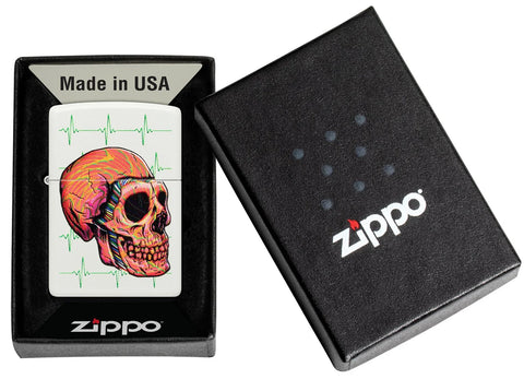 Zippo Lighter - Cyber Skull