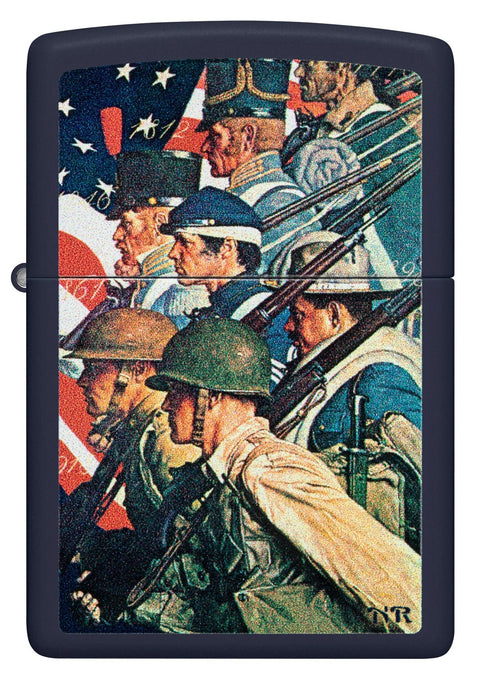 Zippo Lighter - Norman Rockwell WWII