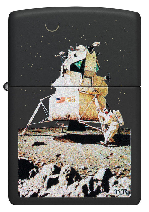 Zippo Lighter - Norman Rockwell Man on Moon