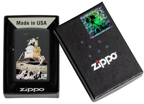 Zippo Lighter - Norman Rockwell Man on Moon