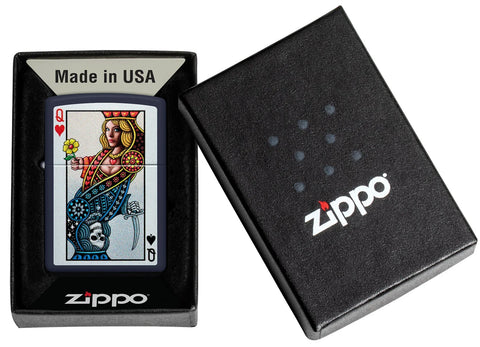 Zippo Lighter - Opposing Queens