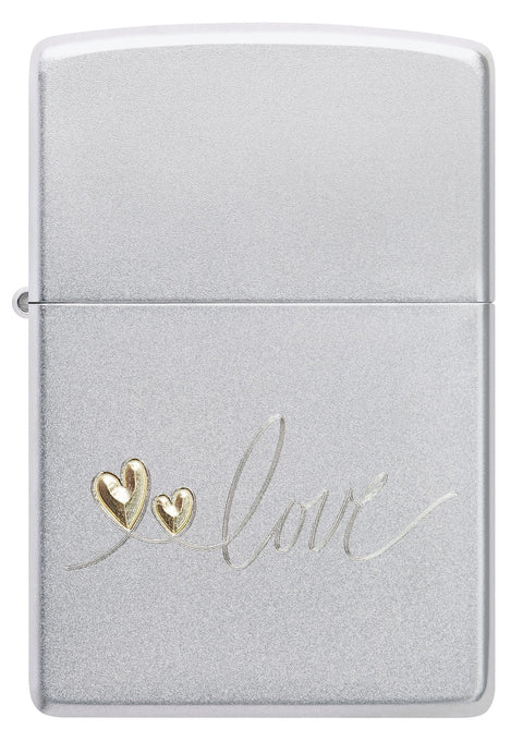 Zippo Lighter - Two Tone Love