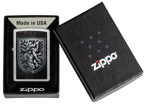 Zippo Lighter - Dragon Shield