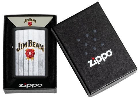 Zippo Lighter - Jim Beam Black Matte