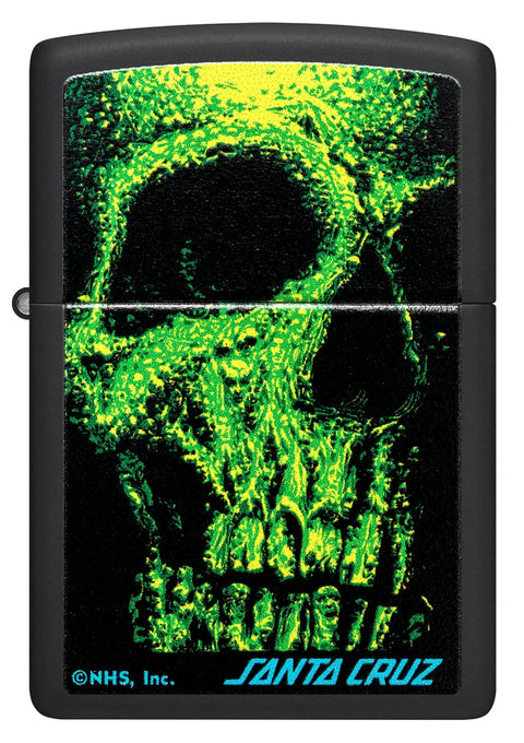 Zippo Lighter - Santa Cruz Skull Face