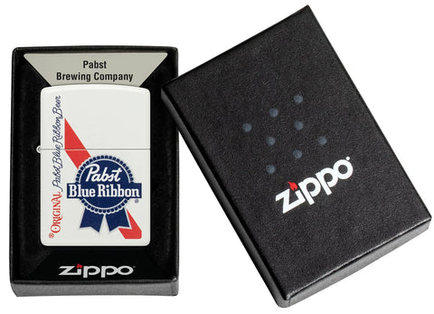 Zippo Lighter - Pabst Blue Ribbon