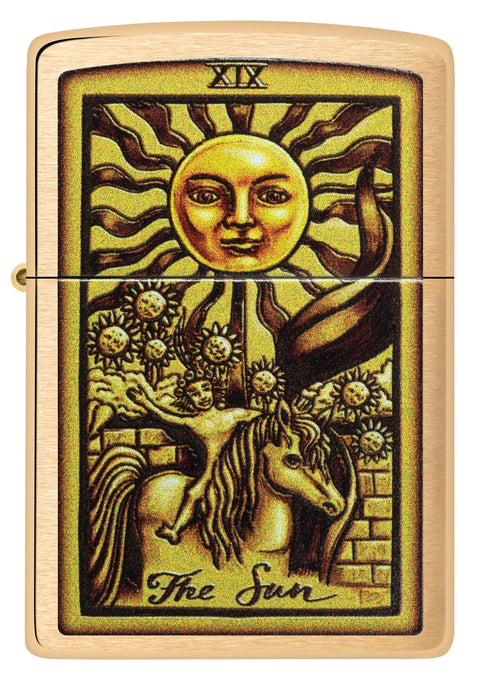 Zippo Lighter - Tarot Card The Sun