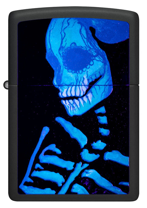 Zippo Lighter - Glowing Skull