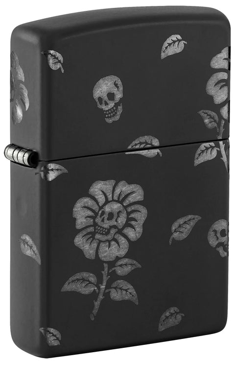 Zippo Lighter - Flower Skulls