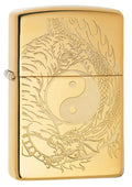 Zippo Lighter - Yin n' Yang Tiger vs Dragon - Lighter USA