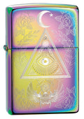 Zippo Lighter - Eye of Providence Multi Color - Lighter USA