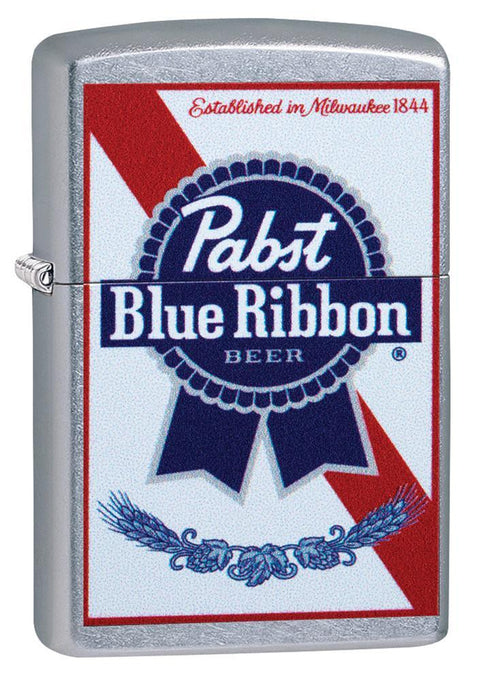 Zippo Lighter - Iconic Pabst Blue Ribbon - Lighter USA