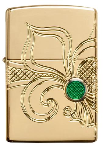 Zippo Lighter - Armor® Fleur-de-lis Design - Lighter USA