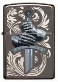 Zippo Lighter - Knights Glove Design - Lighter USA