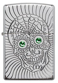 Zippo Lighter - Armor® Sugar Skull Design - Lighter USA