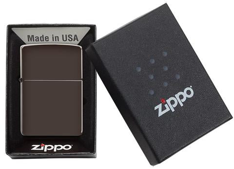 Zippo Lighter - Classic Brown - Lighter USA