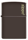 Zippo Lighter - Classic Brown Zippo Logo - Lighter USA