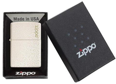 Zippo Lighter - Classic Mercury Glass Zippo Logo - Lighter USA