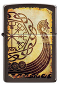 Zippo Lighter - Viking Warship Design - Lighter USA