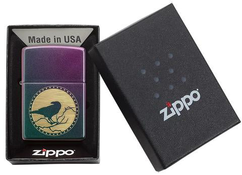 Zippo Lighter - Raven Design - Lighter USA