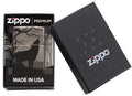 Zippo Lighter - Lone Wolf Design - Lighter USA