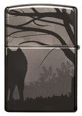 Zippo Lighter - Lone Wolf Design - Lighter USA