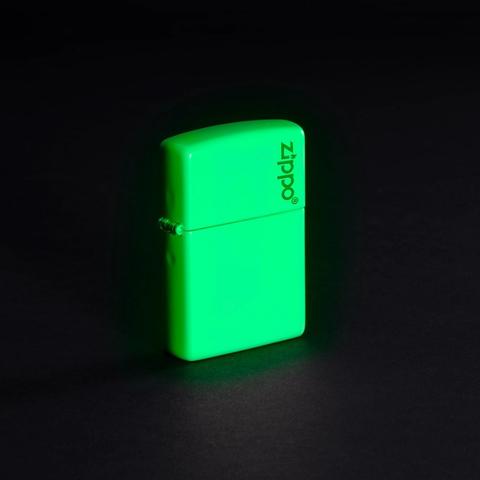 Zippo Lighter - Classic Glow In The Dark Zippo Logo - Lighter USA