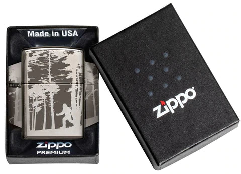 Zippo Lighter - Sasquatch in the Woods - Lighter USA