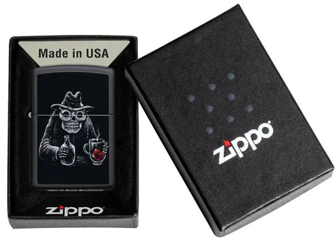 Zippo Lighter - Bar Skull - Lighter USA