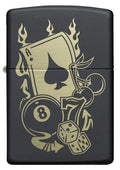 Zippo Lighter - Gambling w/ Luck - Lighter USA