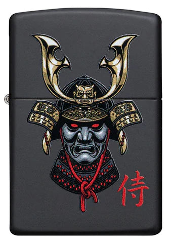 Zippo Lighter - Samurai In Helmet - Lighter USA