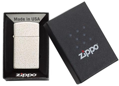 Zippo Lighter - Slim® Mercury Glass - Lighter USA